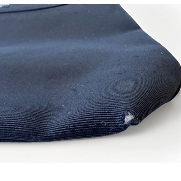 Vintage 90s Y2K Kate Spade Black Silk Zebra Print Lining Magnetic Closing *flaws - Picture 9 of 15